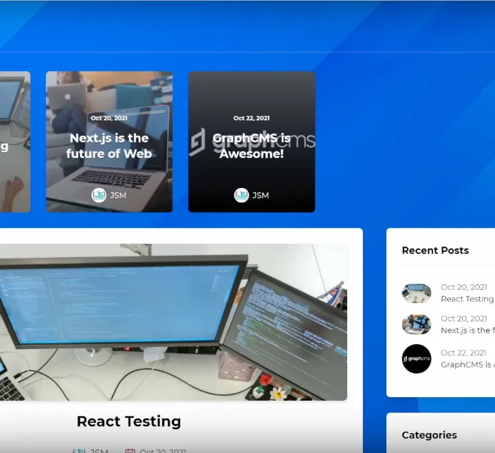 Next.js Blog with Hygraph CMS