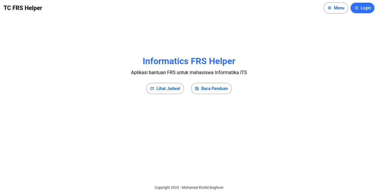Informatics FRS Helper
